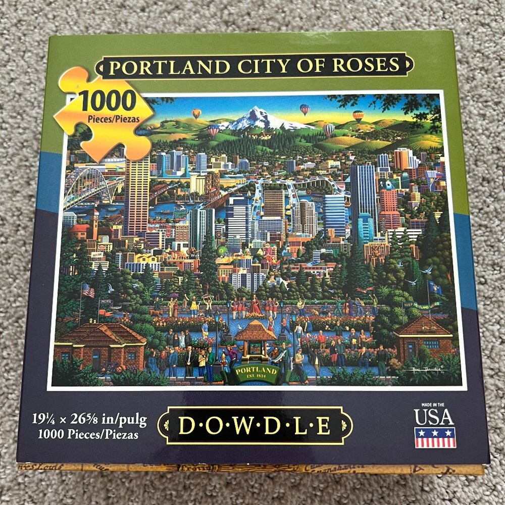 Dowdle "Portland City of Roses" 1000 Piece Puzzle